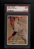 1957 Topps #268  Jackie Collum  PSA 7 NM   CHICAGO CUBS